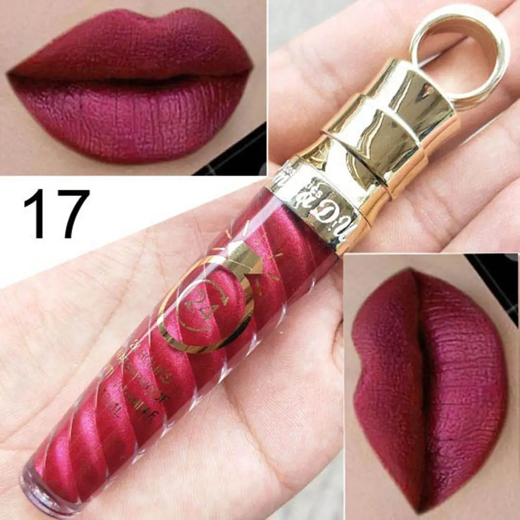 Новый макияж косметика матовый блеск для губ Стойкий цвет 1 Color 20 12 мл жидкая