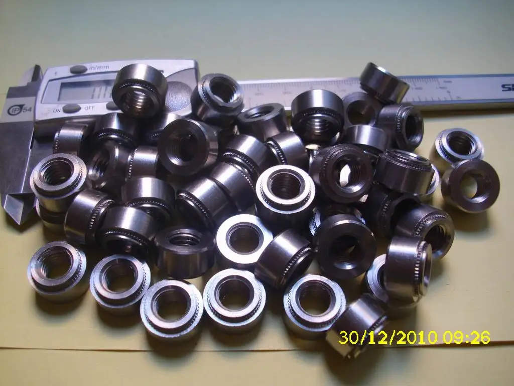 S-M3-0 s-m3-1 s-m3-2 самозажимные гайки, заклепочные гайки, прямые продажи с фабрики, PEM стандарт, лот в наличие, пресс в орехах