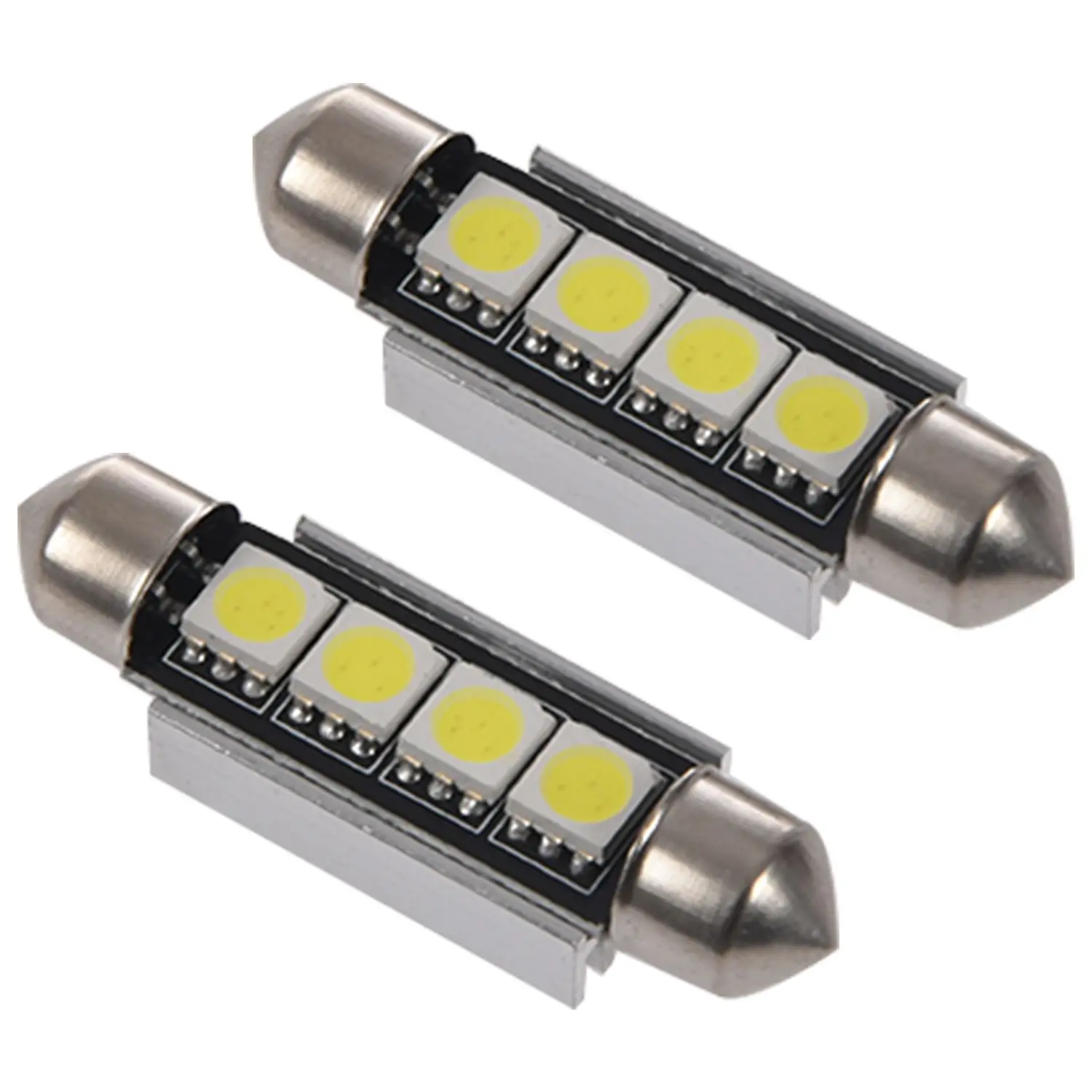 2x Festoon CANBUS 41 мм C5W SV8 5050 светильник лампа внутренняя панель белый|Светодиодные