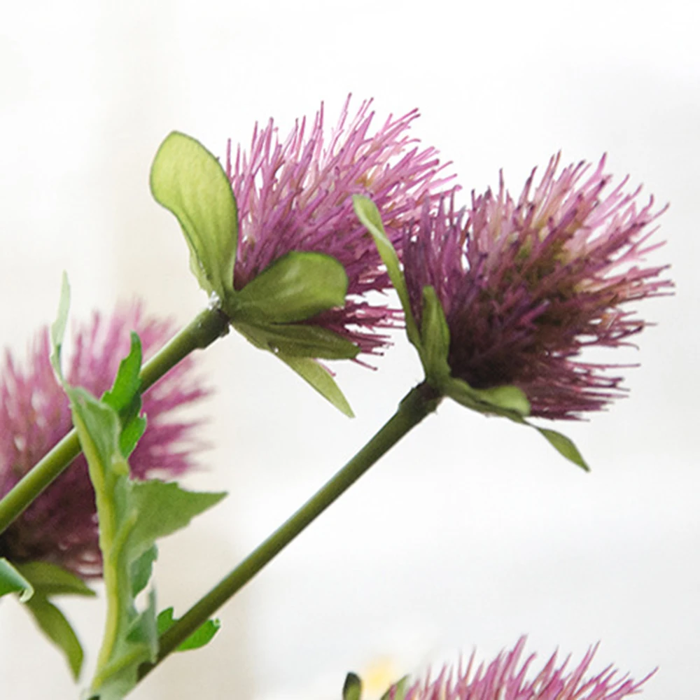 Искусственный цветок искусственные 3 головки шип петрушка ветка искусственный