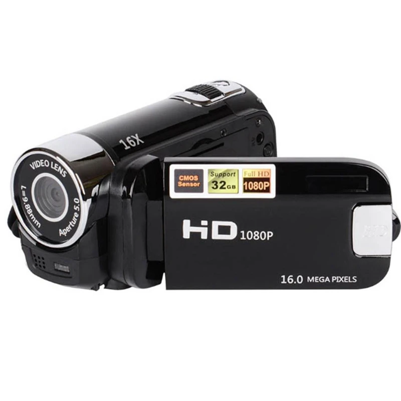 2 4 дюйма TFT экран 16X цифровой зум DV видеокамера HD 1080P Портативная Цифровая камера