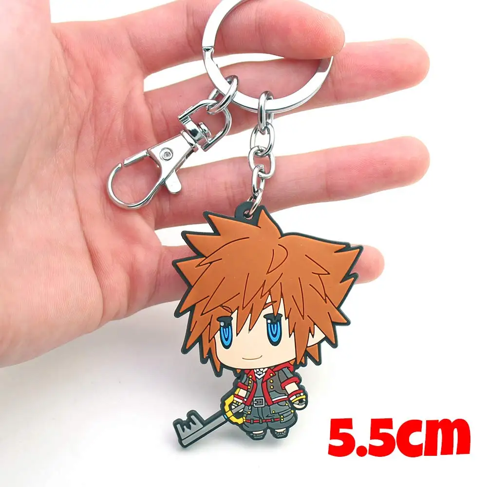 FINETOYS игра Kingdom Hearts Sora Roxas Riku фигурка ПВХ мультяшный кулон брелок Жираф с мехом