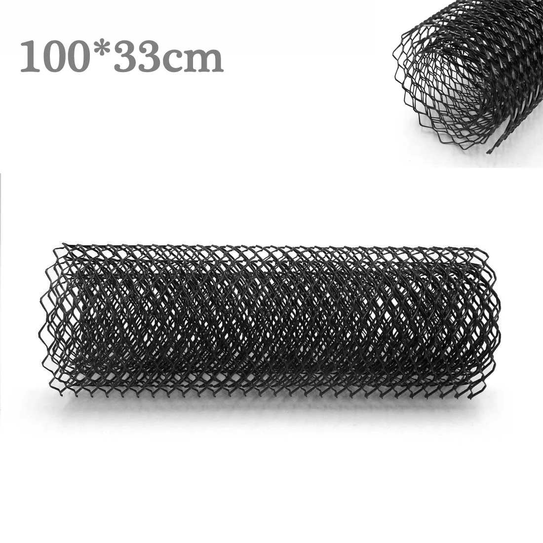 100*33 см Черный алюминиевый сплав DIY гоночный автомобиль решетка для набор бампера