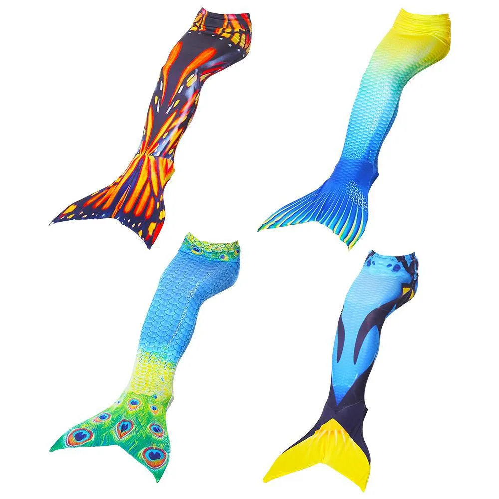 Для детей и взрослых обувь для девочек Русалка плавание ming хвост костюм летнее