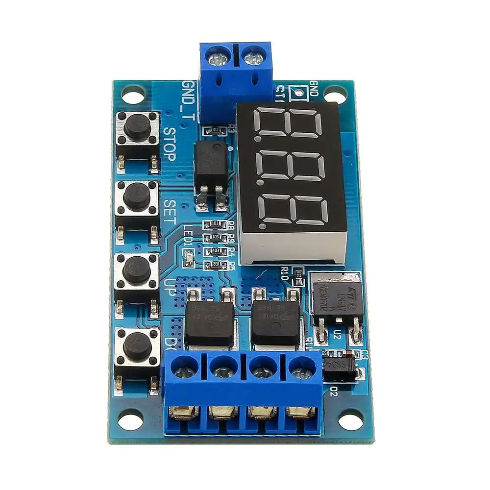 LEORY DC 5 V-36 V цикл запуска переключатель выключатель двойного MOS трубки Управление
