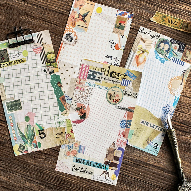 30 sheets Beautiful Notepad Paper Page Sticky Notes Memo Pad Lovely Sticker Dairy Photo Album Label Message Bookmarks | Канцтовары для