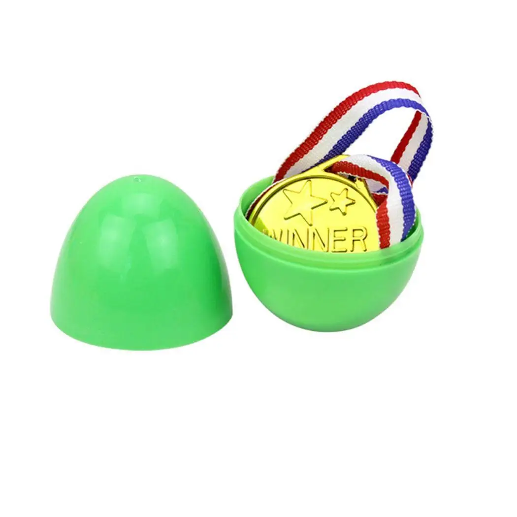 Дети Пасхальные яйца заполнены медалью пасхальные вечерние дома более 3 лет