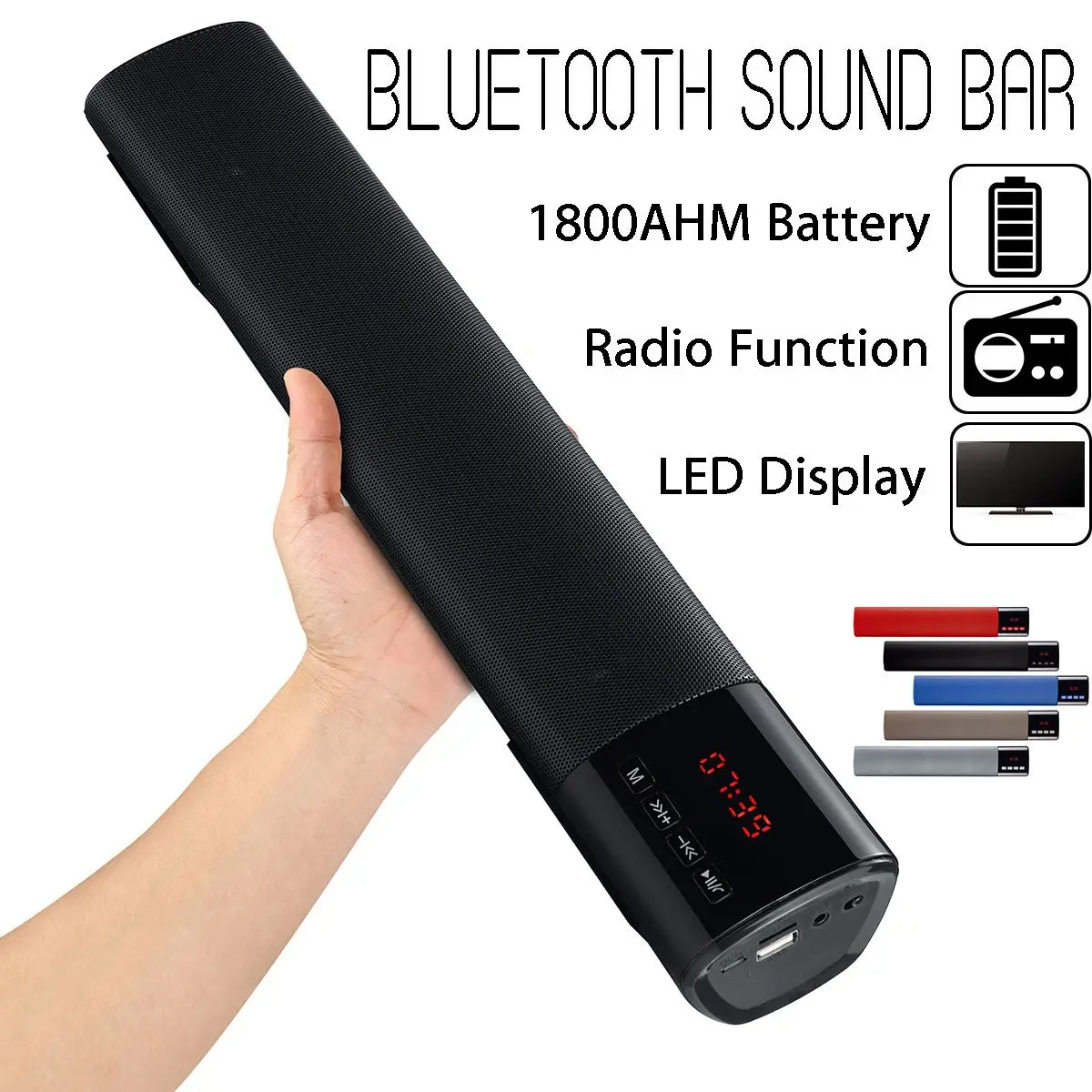 Домашняя ТВ колонка bluetooth портативный беспроводной сабвуфер 3D объемный динамик s