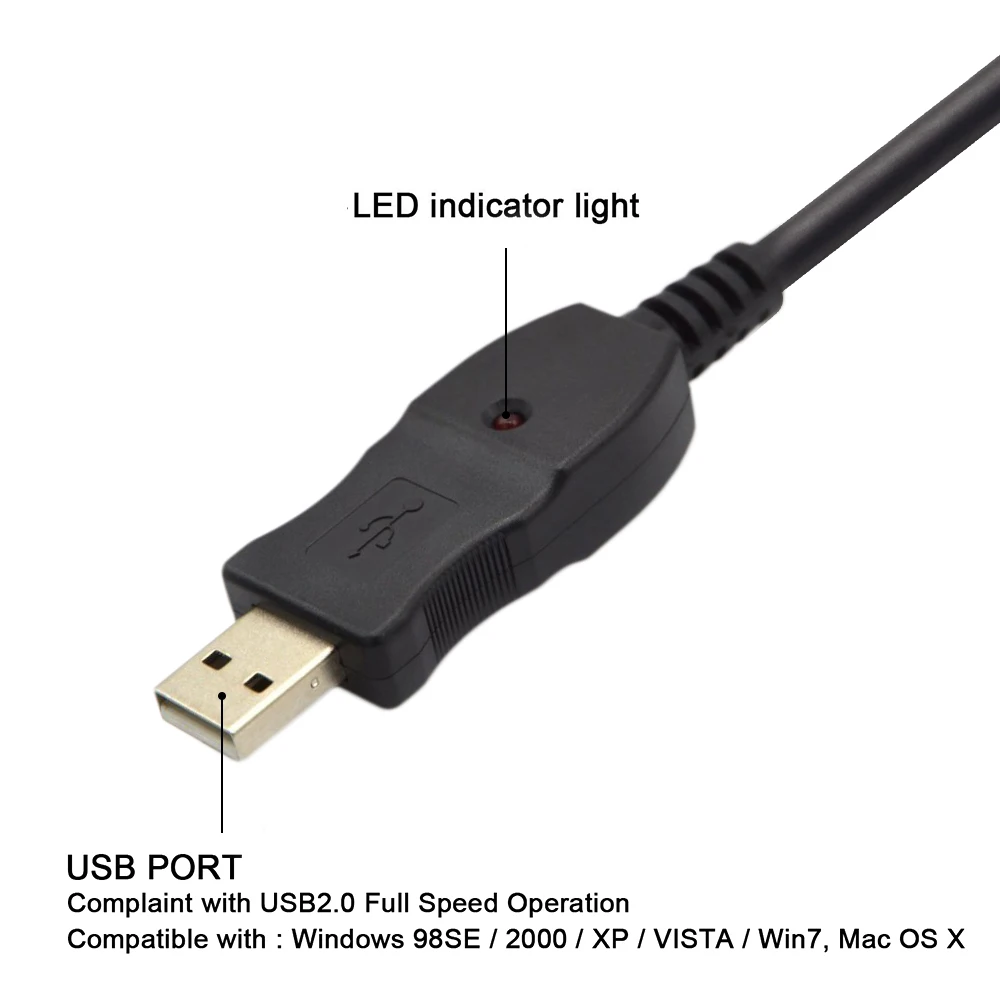 Кабель для электрогитары 3 м студийный аудиокабель 6 35 мм USB интерфейс адаптер