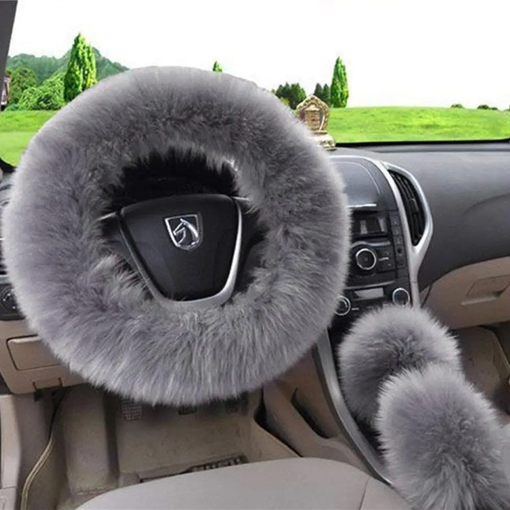 Durable Solid Car Steering Wheel Cover Decoration Handbrake Shift | Автомобили и мотоциклы