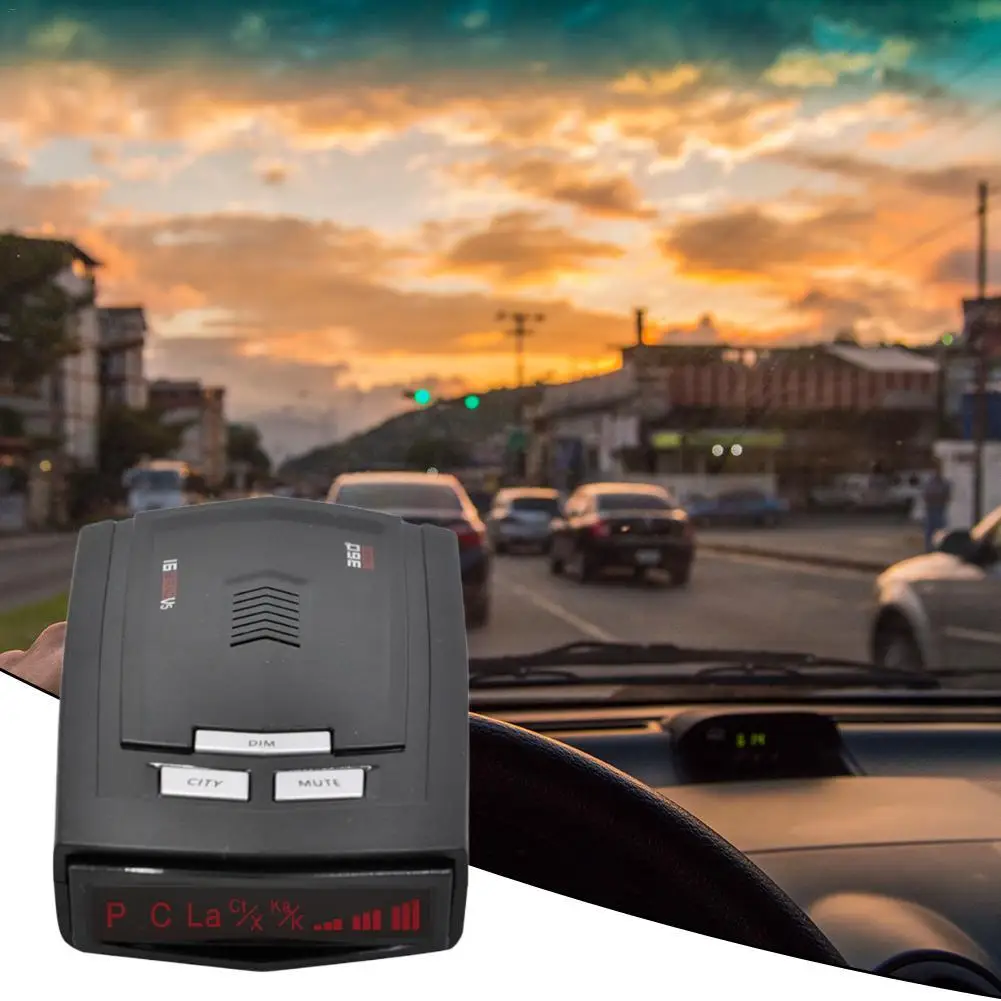 Английский Русский Антирадары автомобиля Dc12v 360 V5 Скорость сигнализации