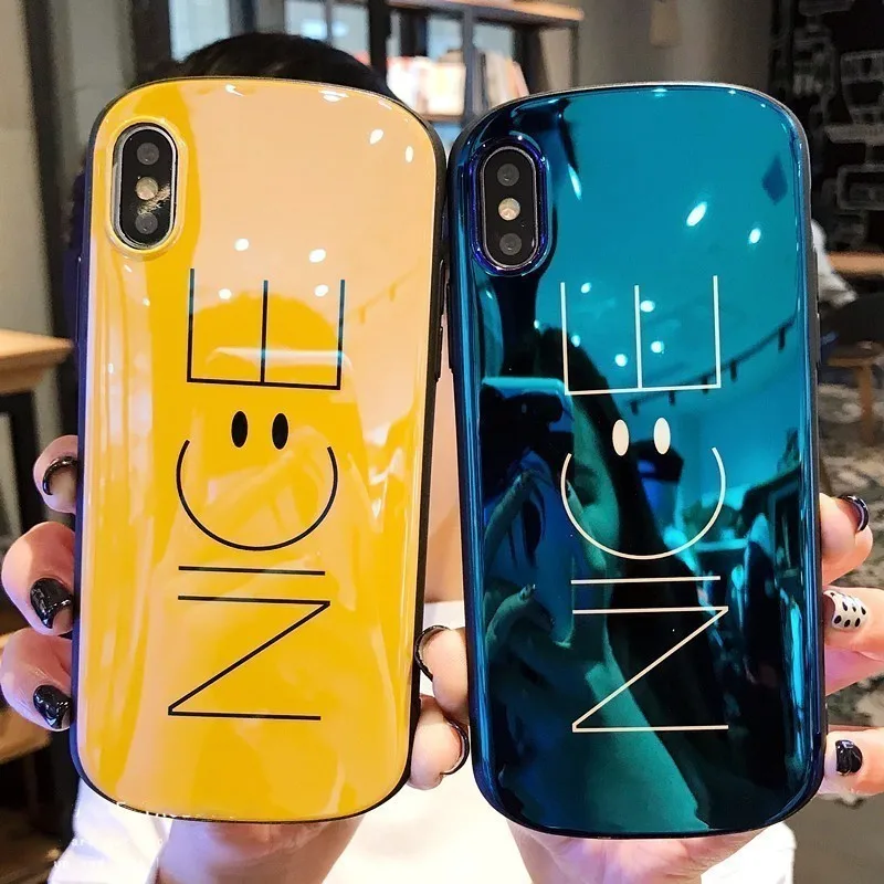 Роскошный чехол из закаленного стекла для iPhone 7 8 Plus silion TPU прозрачный желтый X XR XS