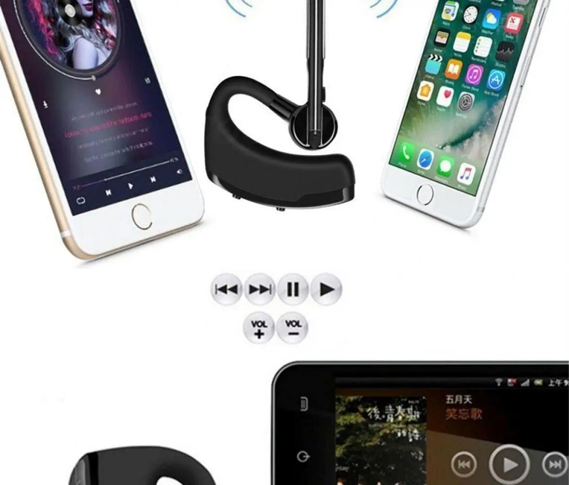 Беспроводной Bluetooth наушники для телефона Мобильный Сяо mi стерео бизнес гарнитура