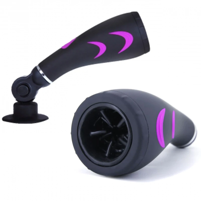 Sex Vibrator Aircraft Cup Male Masturbation Hands Free Suction Cup Artificial Vagina Real Pussy