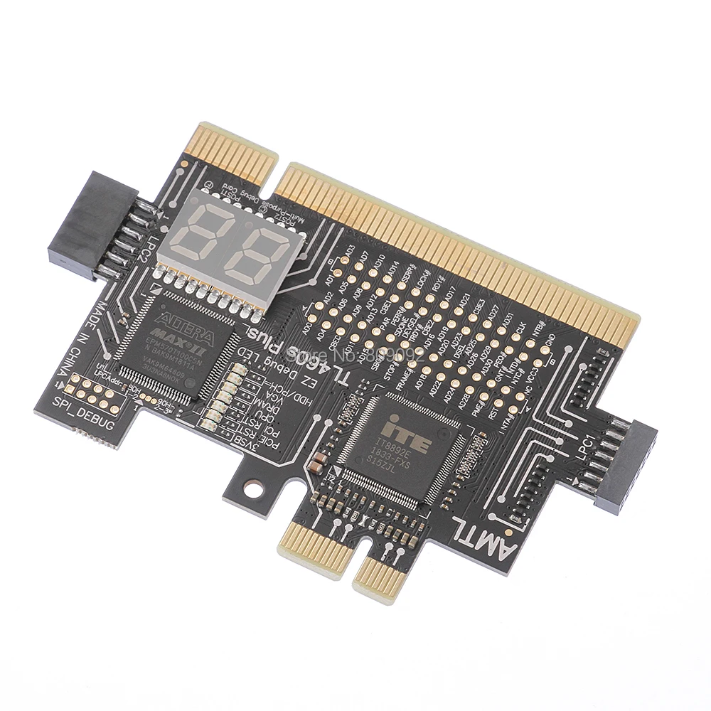 Материнская плата PCI/PCIE/Mini PCIE/LPC PC анализатор диагностическая карта для универсального настольного ноутбука Тестовая отладочная карта