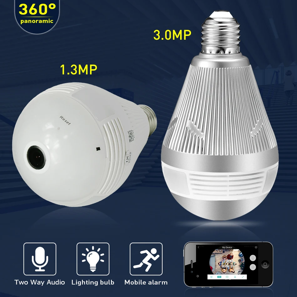 Беспроводная ip камера Hiseeu 960 P/3MP Wi Fi рыбий глаз 360 градусов VR CCTV Домашняя