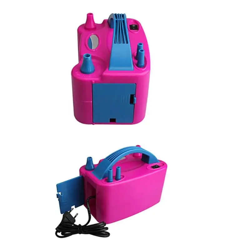 

AC Inflatable Electric Balloon Pump High Power Two Nozzle Air Balloon Pump Balloon Inflator Pump Portable Air Blower EU Plug