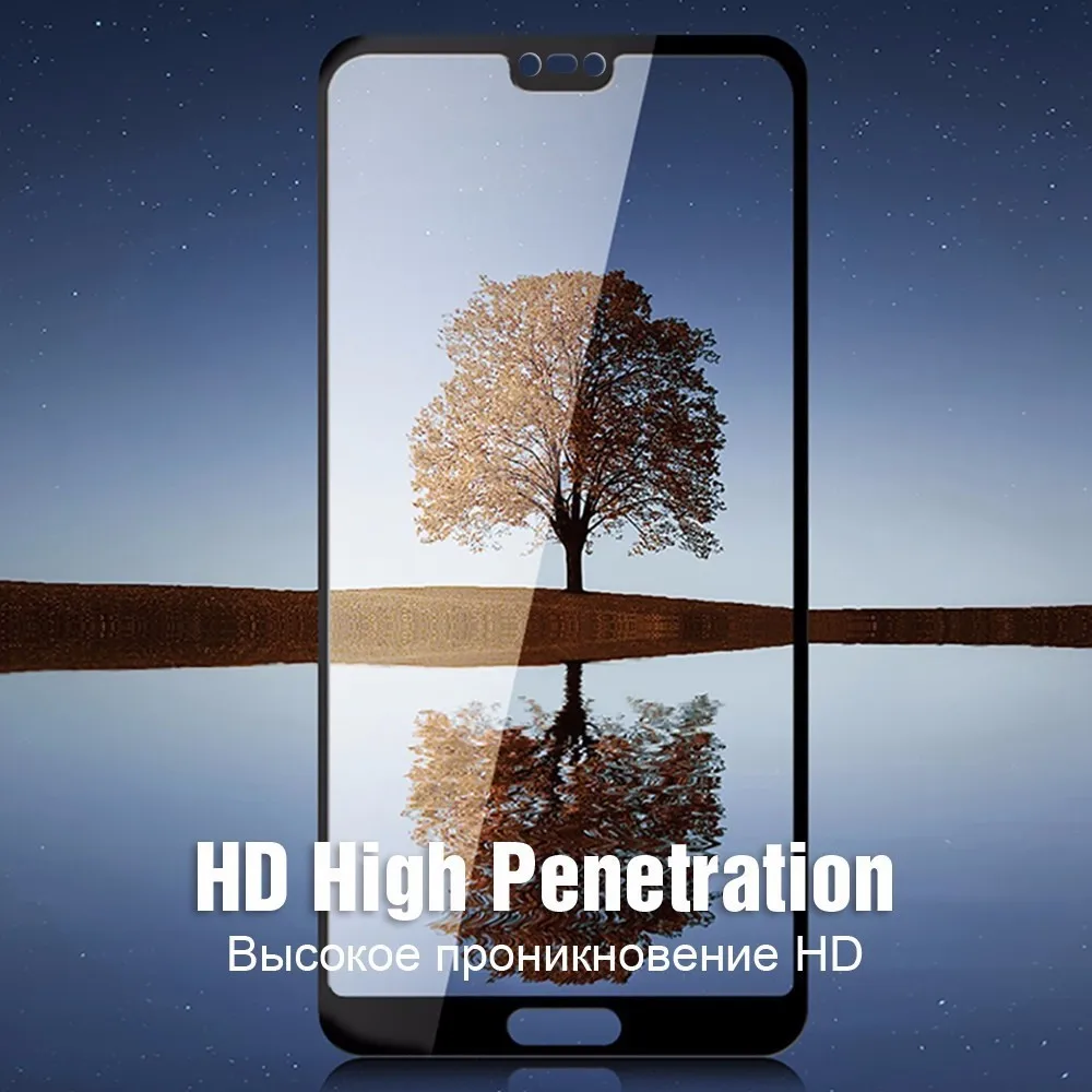 Закаленное стекло для Honor 9 10 Lite 3D Huawei 8X 8C 20 20i Play P30 40 P20 Pro Полное покрытие защитное