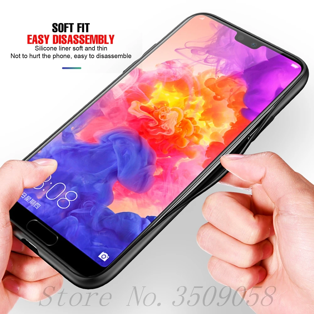 Чехол для huawei honor 9 lite 10 20 8 light life 20lite с градиентным стеклом|Бамперы| |