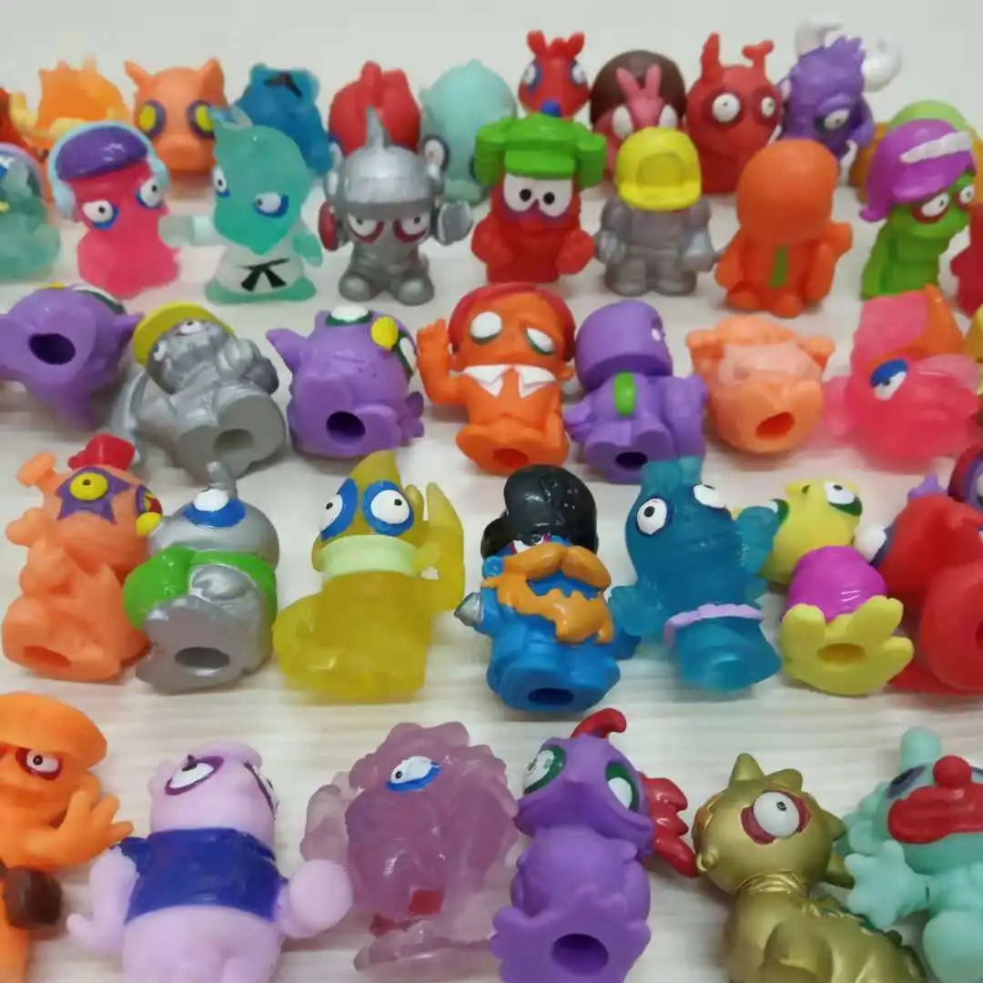 20 шт./50 шт./144 шт./партия Zomlings Monster Zombie Фигурки карманные игрушки монстр сквиш Бенди
