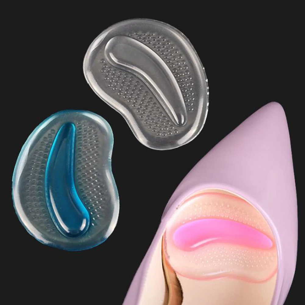 1 пара прозрачных гелевых силиконовых подушечек для ног стельки подушек на