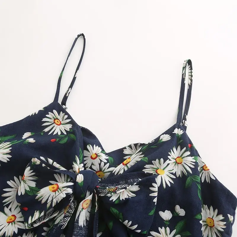 Boho Цветочный принт мини платья для женщин Лето 2019 Сексуальная выдалбливают