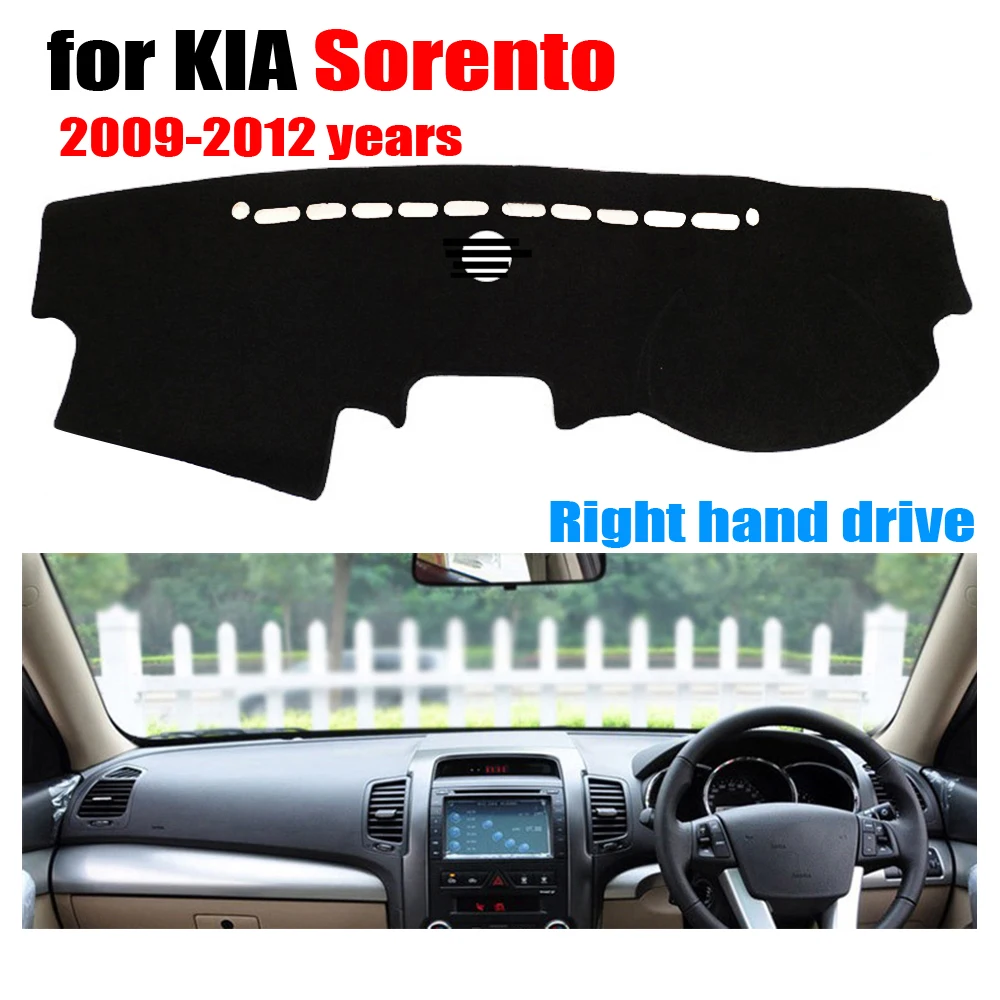 Коврик для приборной панели автомобиля KIA Sorento 2009 2012 лет коврик правого руля