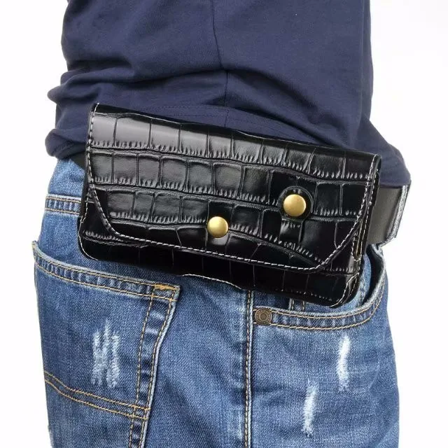 Горизонтальные PU сумка с пояс кобура чехол крокодил узор для телефона Lenovo Vibe P1 P2 K5