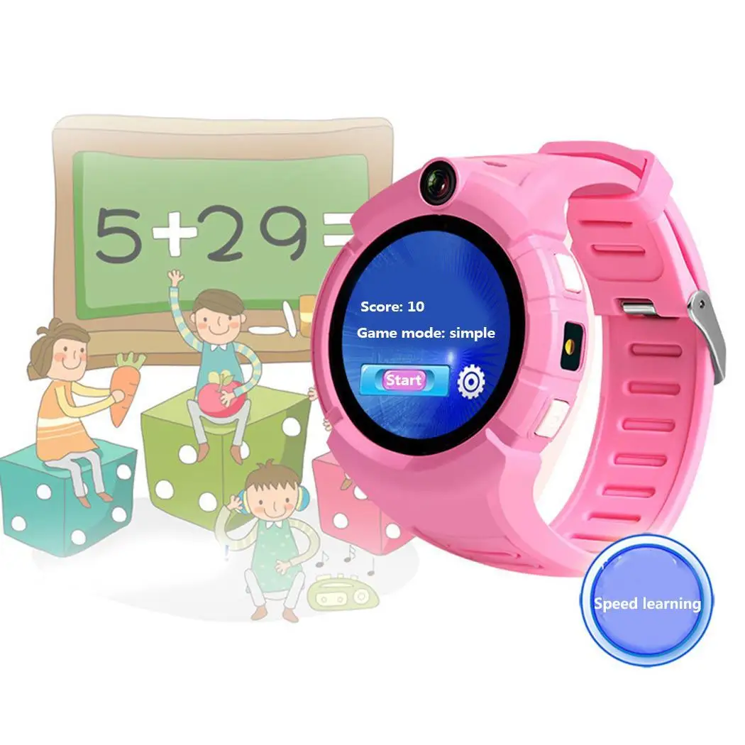 Детский Смарт сенсорный экран GPS позиционирование Круглый встроенный USB 2 0 1 44