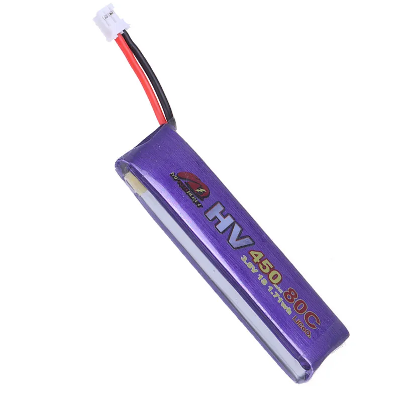 1/4 шт My красный берет 3 8 V 450 mAh 80C 1 S HV 4 35 Lipo Батарея PH2.0 разъем для Emax Tinyhawk Крытый