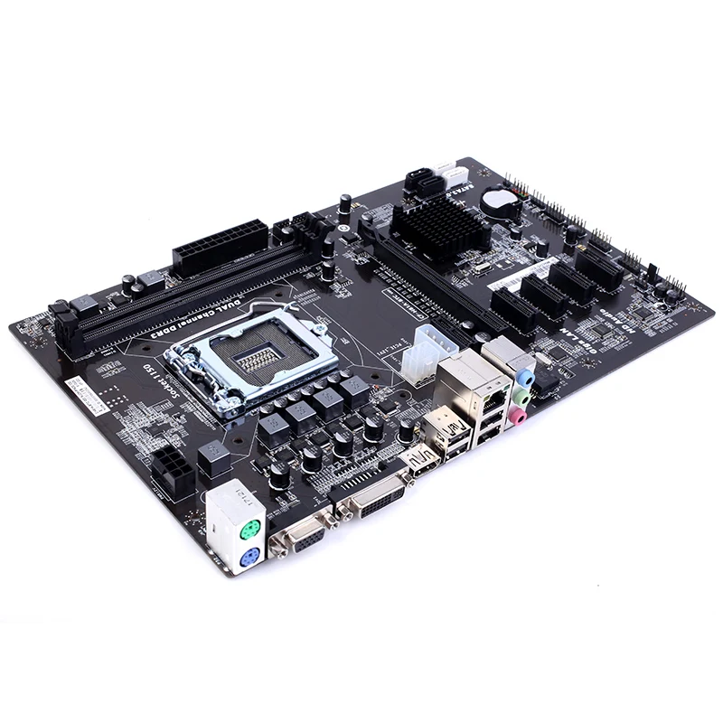 Красочные C. H81A BTC V20 Intel материнская плата по стандарту ATX двухканальные DDR3 SATA3.0 USB3.0