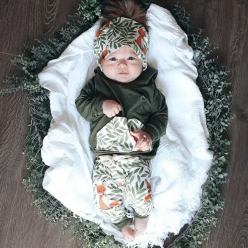 Весенняя Новинка комплект из 2 предметов для новорожденных топы с капюшоном и