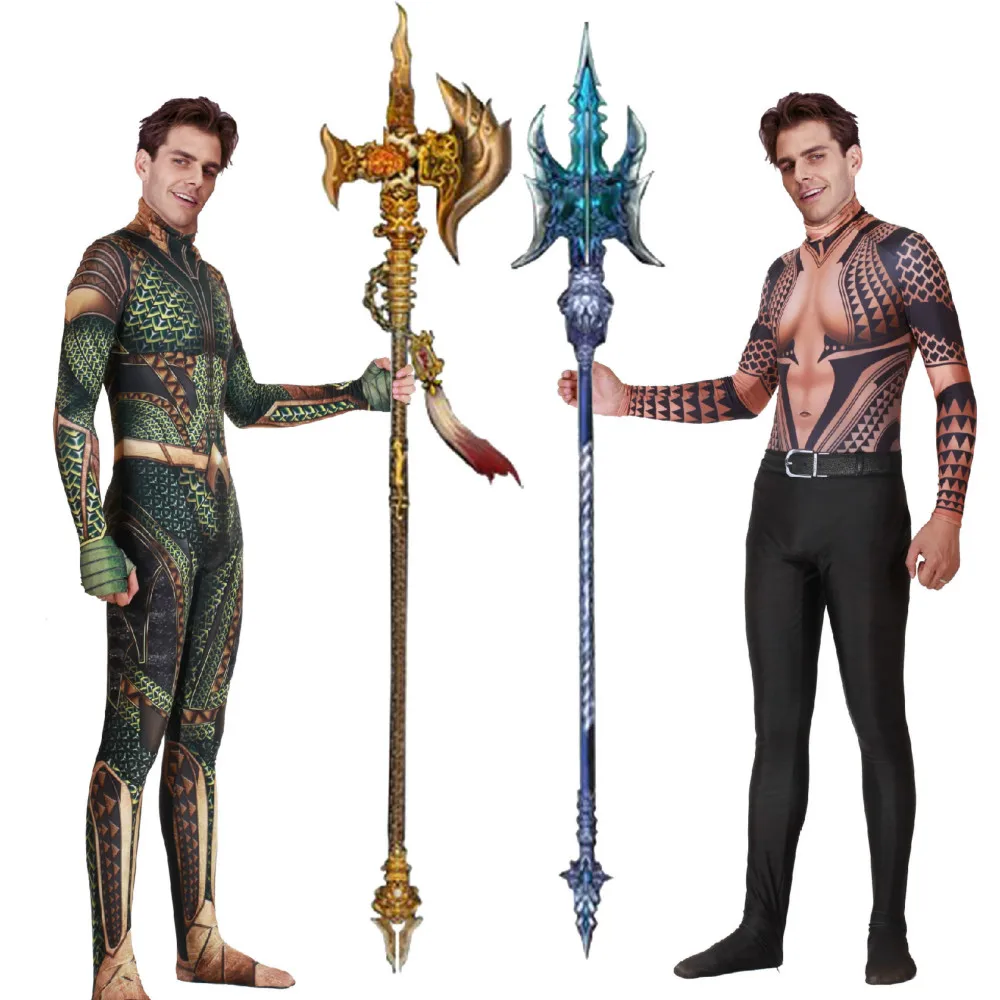 Marvel Aquaman косплей костюм на Хэллоуин Zentai 3D принт Arthur Curry Orin супергерой боди плащи