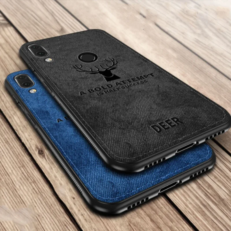 Роскошный тканевый чехол для Xiaomi Redmi Note 7 s мягкий силиконовый телефона с рисунком