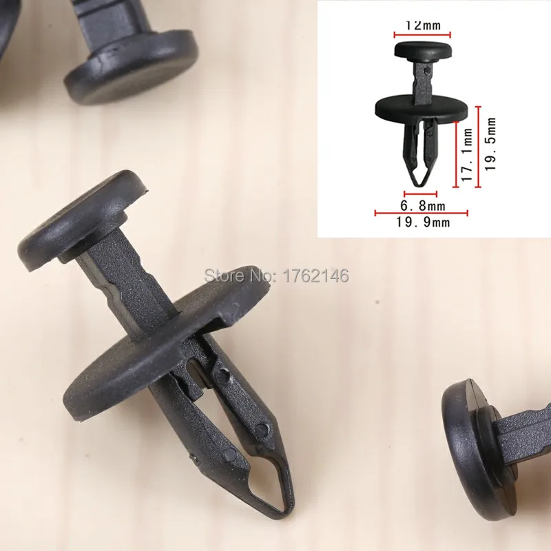 50 шт. фиксатор зажима вкладыша крыла 6506132 АА Auveco # 20458 для Jeep Chrysler 300 Dodge Challenger R/T SRT SXT