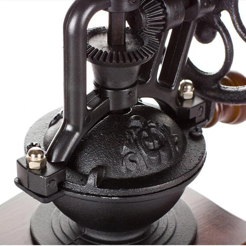 

Best Manual Coffee Grinder Antique Cast Iron Hand Crank Coffee Mill With Grind Settings & Catch Drawer