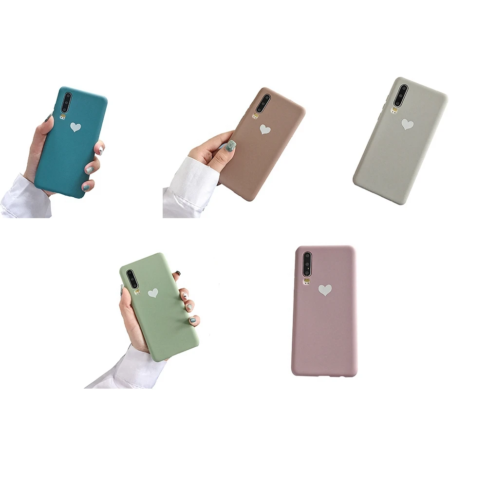KISSCASE Световой чехол для телефона huawei P20 P30 Pro Honor V20 с узором любящего сердца Мягкие