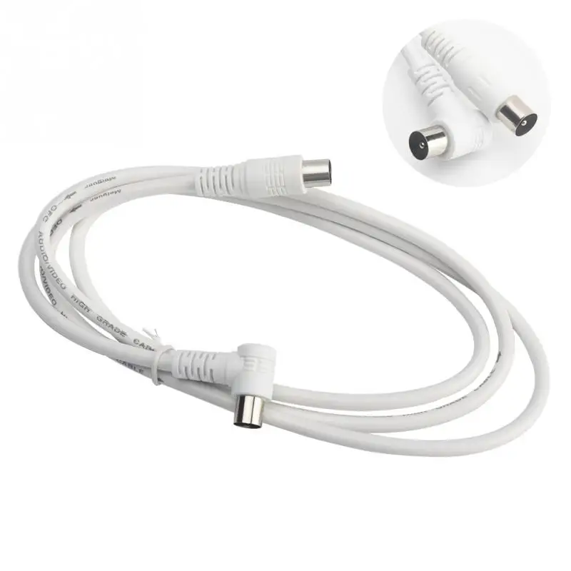 

Digital TV HDTV Connection Video Cable 1.5M/59.06inch HDTV Antenna Line Male to Male Interface LCD TV RF Signal Transmission #22