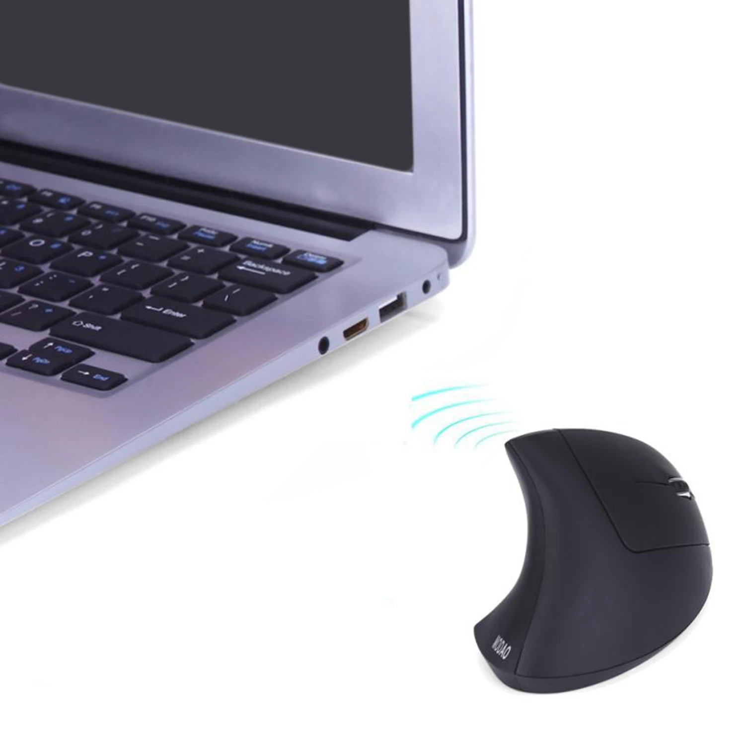 Беспроводная игровая Bluetooth мышь эргономичная Вертикальная 800/1200/1600 точек/дюйм