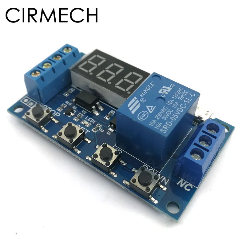 CIRMECH 1 way релейный модуль задержки пуска выключения питания Задержка запуска