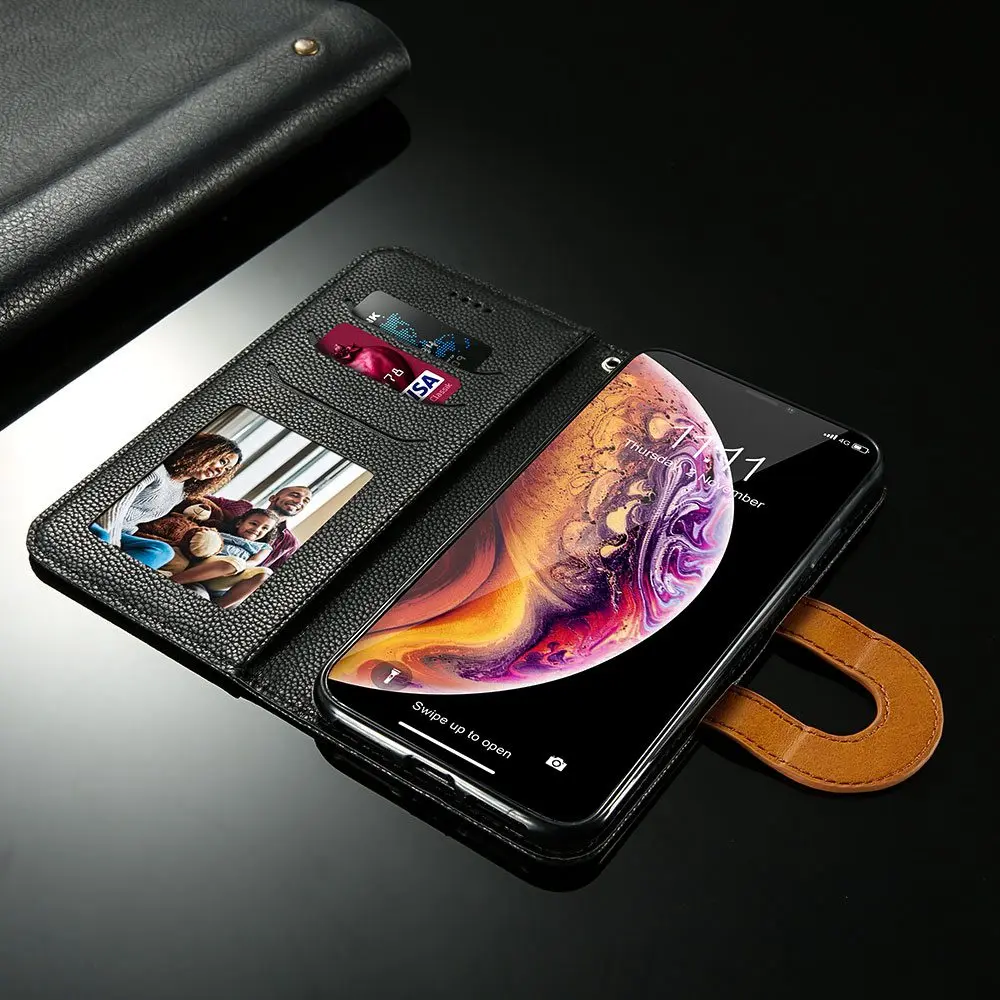 Флип Чехлы kisscase кожаный чехол для iPhone X XS 7 8 6 6s Plus 5 5S SE XR MAX чехол|Чехлы-портмоне| |
