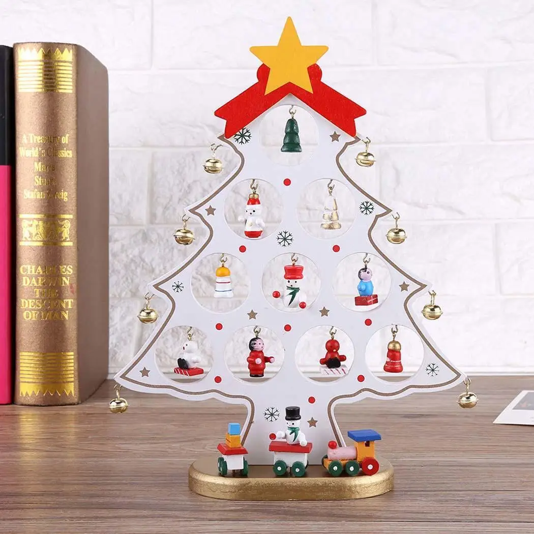 New Decorative Green Ornaments Birthday Red White Party Home Tree for Gift Celebration Cartoon Christmas Wedding | Дом и сад