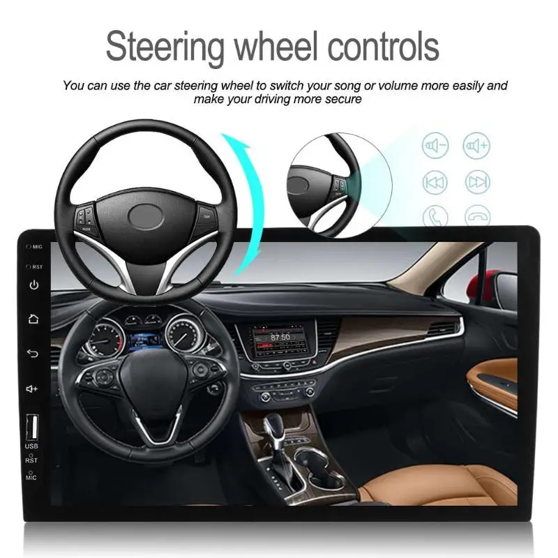 9in 1Din In dash Bluetooth стерео MP5 плеер AUX FM радио головное устройство USB 2 0 управление
