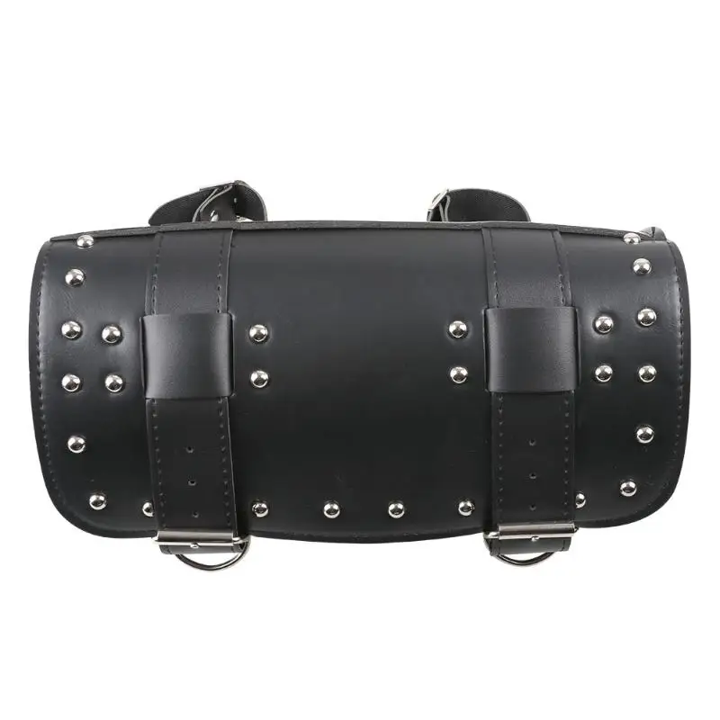 VODOOL Universal Vintage Motorcycle Saddle Bags Waterproof PU Leather Side Luggage Tool Tail Bag Organizer Storage For Harley |