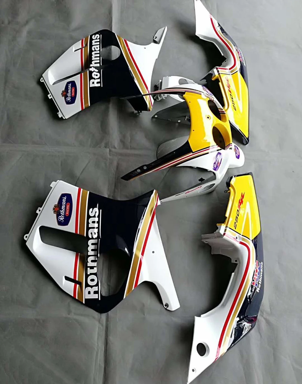 CBR250RR MC19 обтекатель обтекателя комплект Cowling крышка боковая панель Mudguard Rothmans