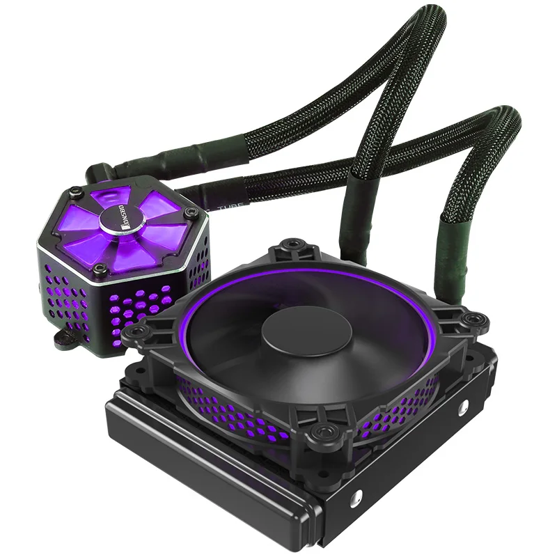 Jonsbo Tw 120 Cpu водяное охлаждение 4Pin ШИМ 12 см вентилятор Rgb Aura 256 цветов авто Замена