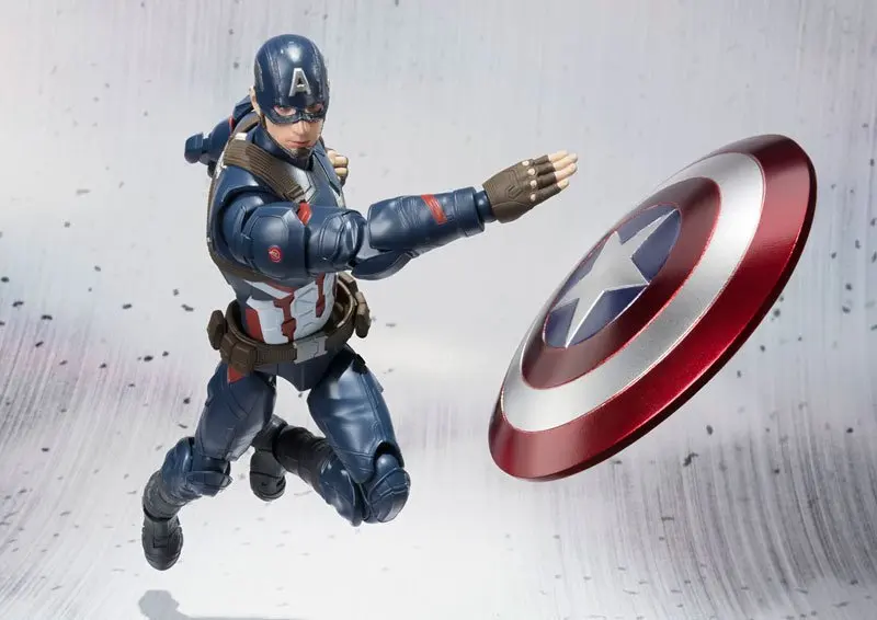 Shfiguarts Мстители Капитан Америка фигурка Civil War Стива ПВХ кукла игрушка модель