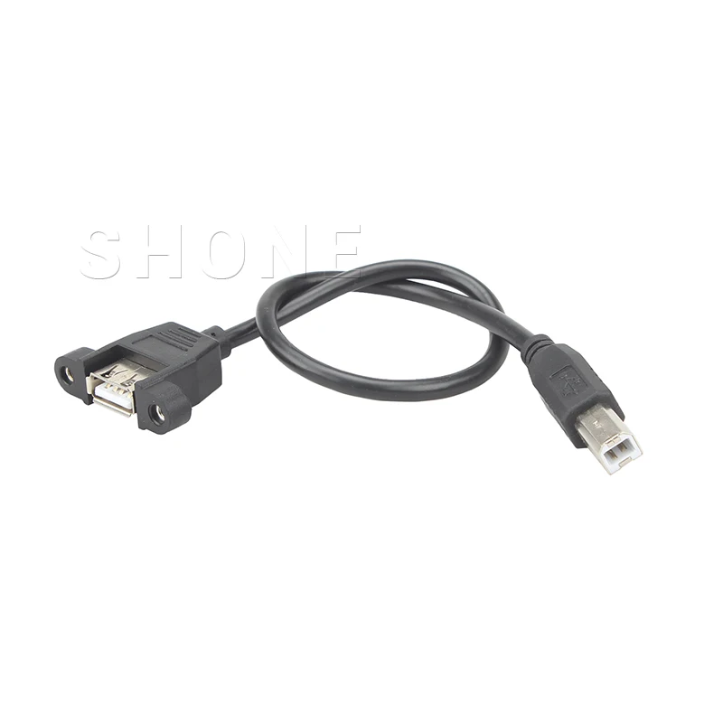 USB 2.0 B вращающийся кабель для передачи данных A мама к шина квадратному принтеру