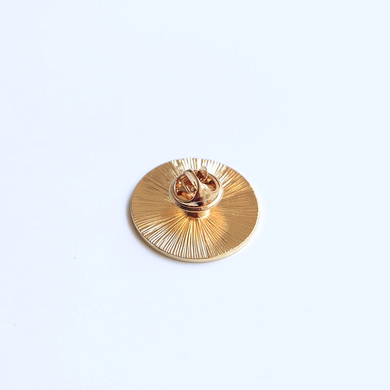 Moon Wolf Brooches Golden Lines Round Enamel Pin for Boys Girls Lapel Pin Hat/bag Pins Denim Jacket Women Brooch Badge SC4515