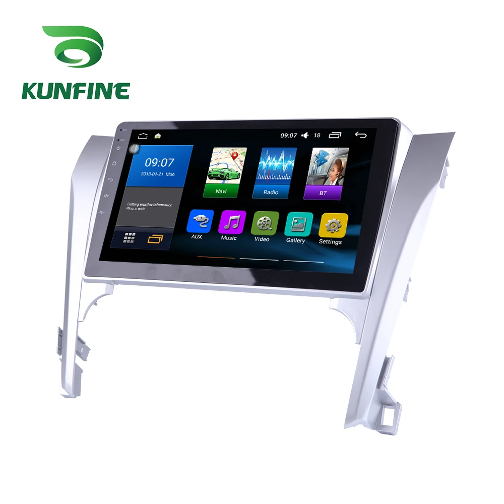 Octa Core 1024*600 Android 8.0 Car DVD GPS Navigation Player Deckless Stereo for Toyota Camry 2012 2013 2014 Radio Headunit | Автомобили и